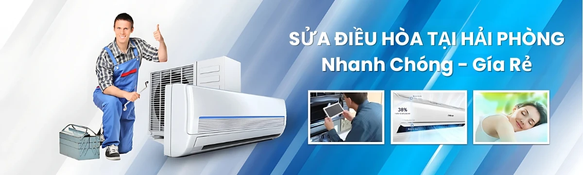 Thợ đang kiểm tra dàn lạnh để sửa máy lạnh không hoạt động.