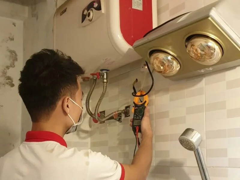Vệ sinh bình nóng lạnh hải phòng​