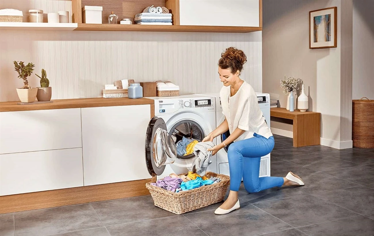 Cách vệ sinh máy giặt cửa ngang​
