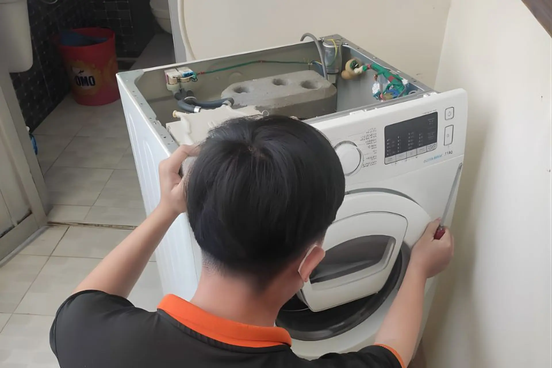 Vệ sinh máy giặt tại Hải Phòng