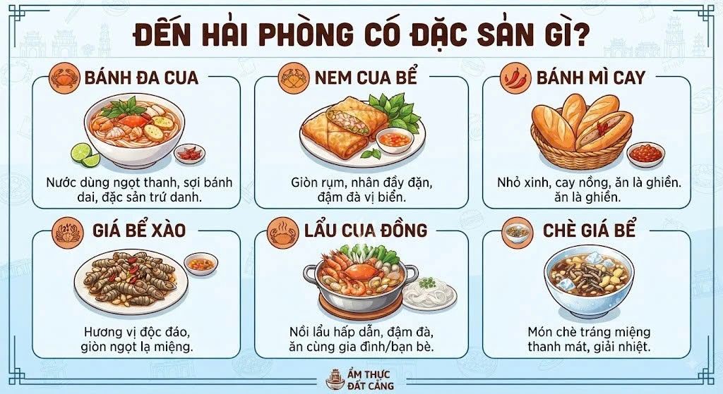 Hải Phòng có đặc sản gì
