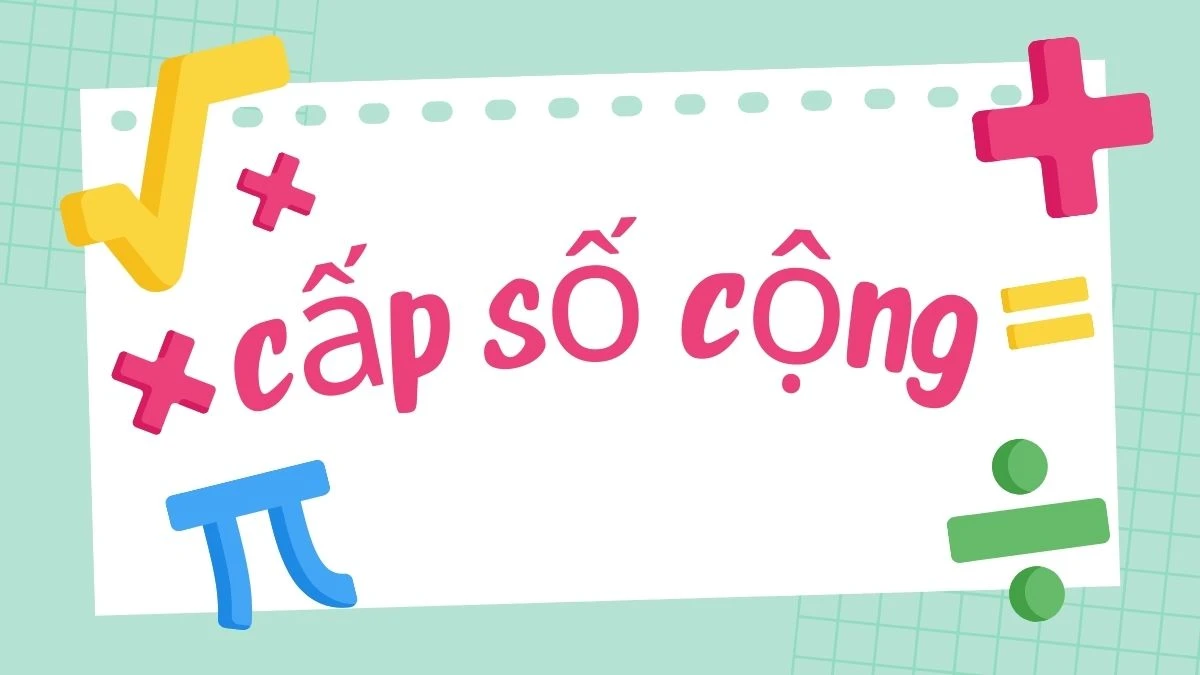 Công thức cấp số cộng